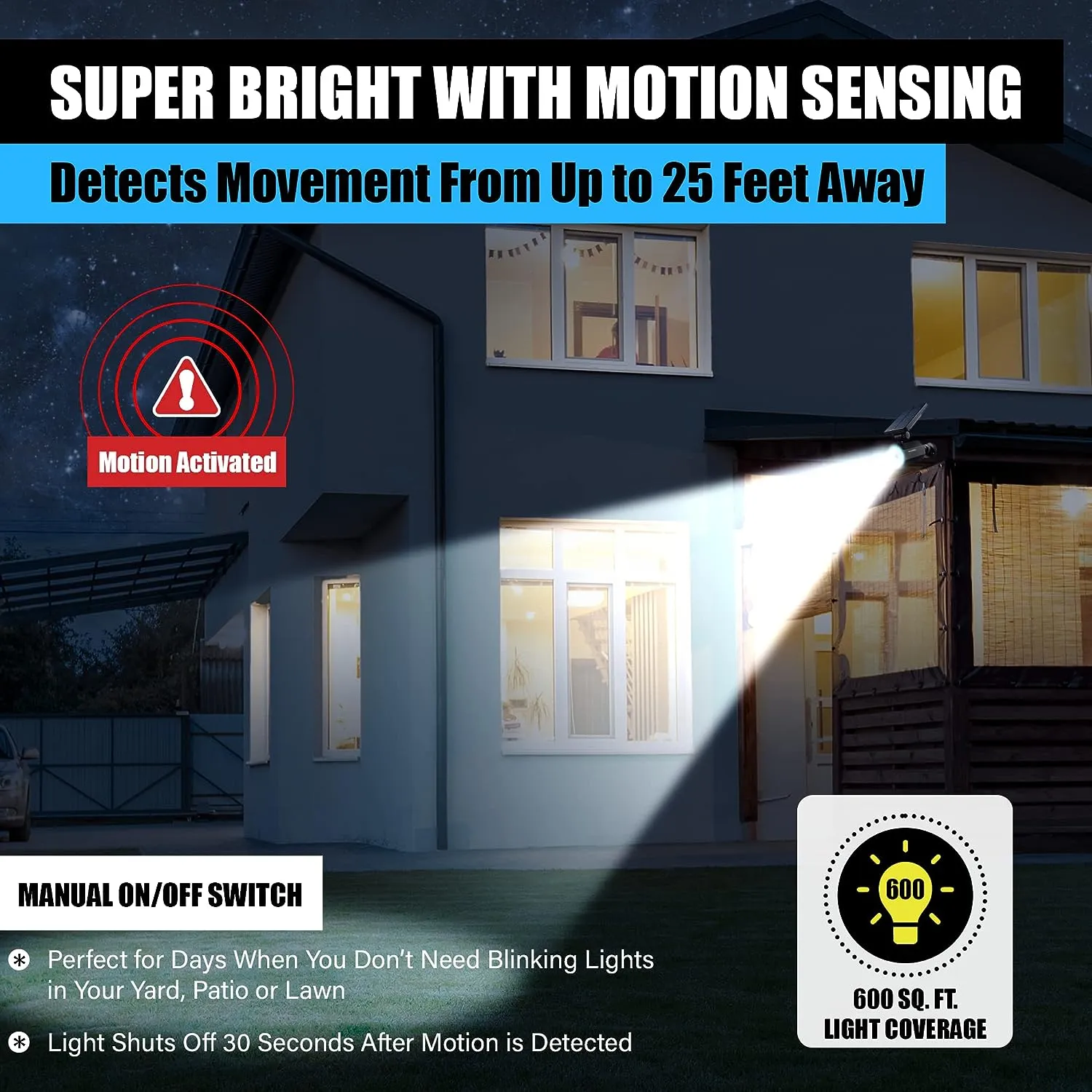 Solar Motion Sensor Light
