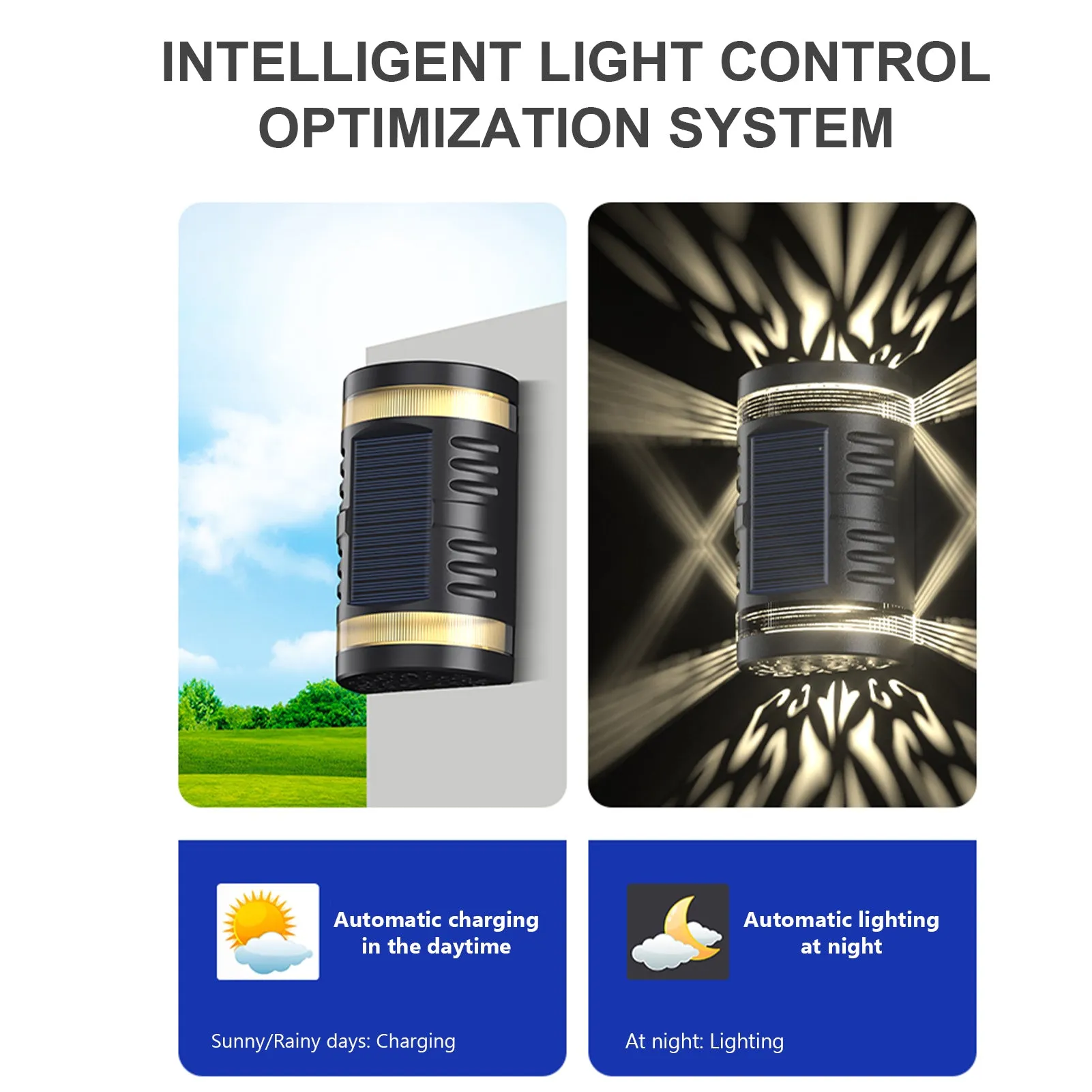 Solar Wall Lights Outdoor Decorative