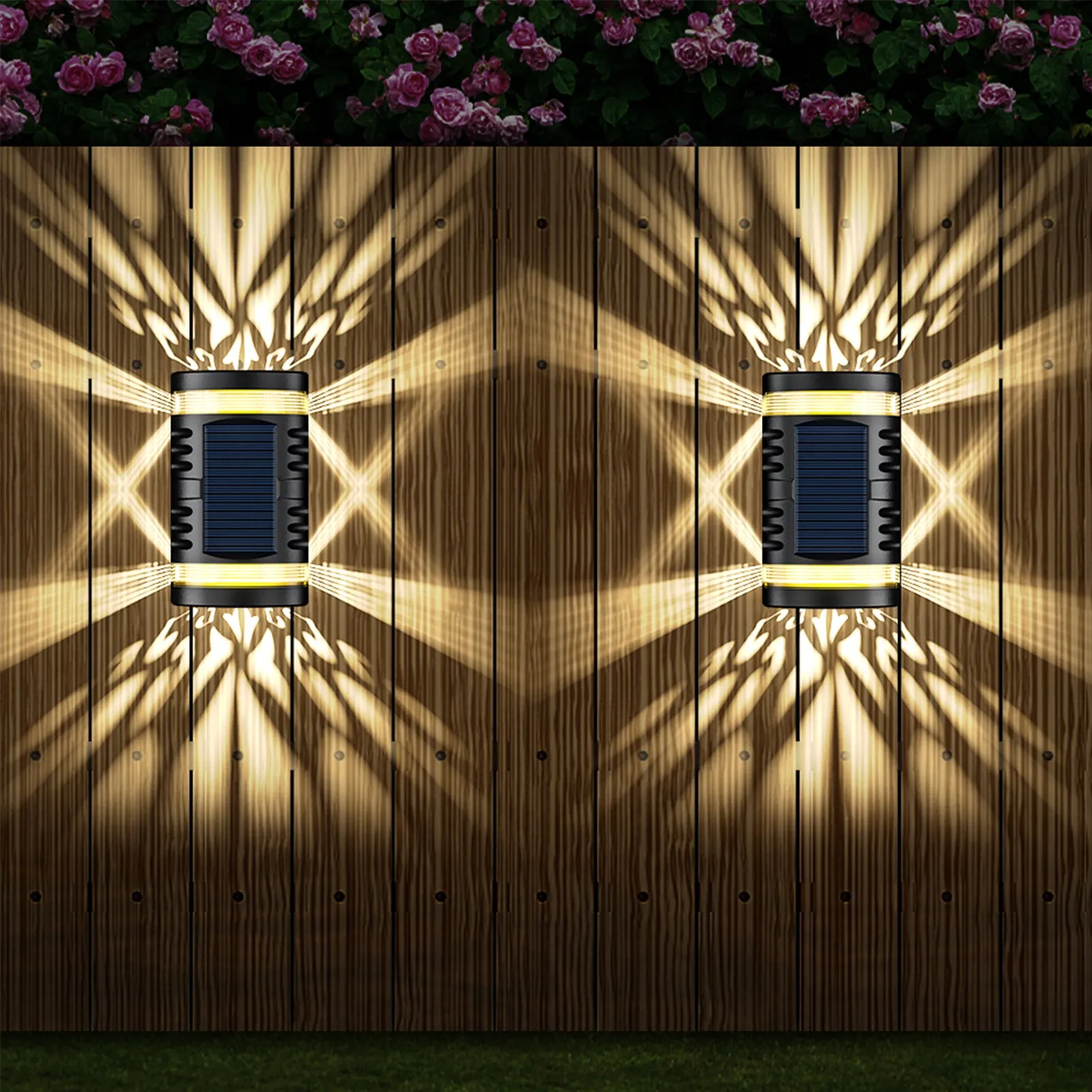Solar Wall Lights Outdoor Decorative