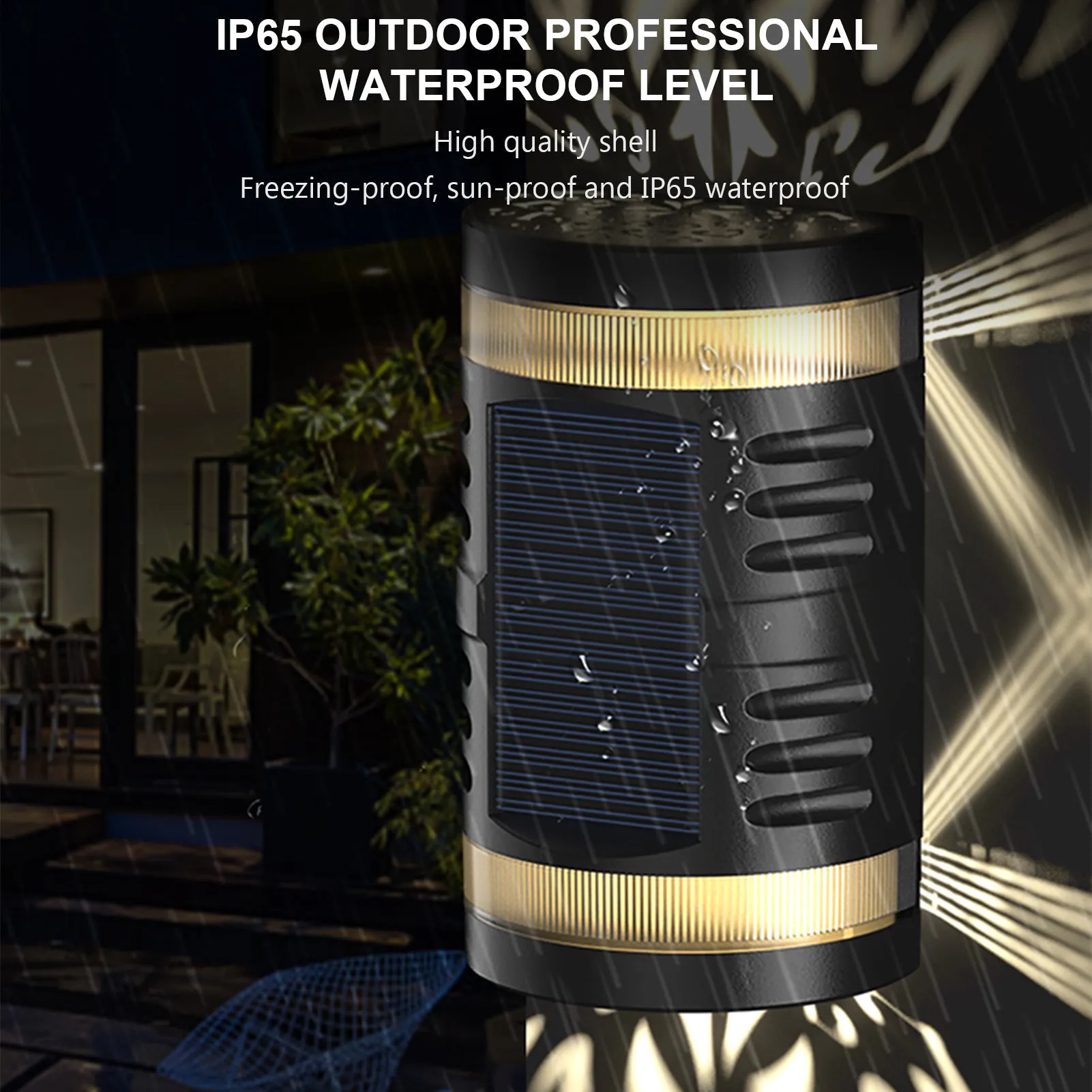 Solar Wall Lights Outdoor Decorative