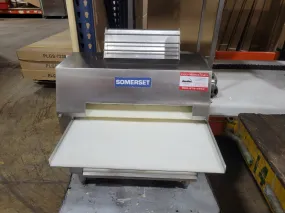 Somerset CDR-2000 20" Countertop Two Stage Dough Sheeter with Front Operation - 120V, 3/4 hp