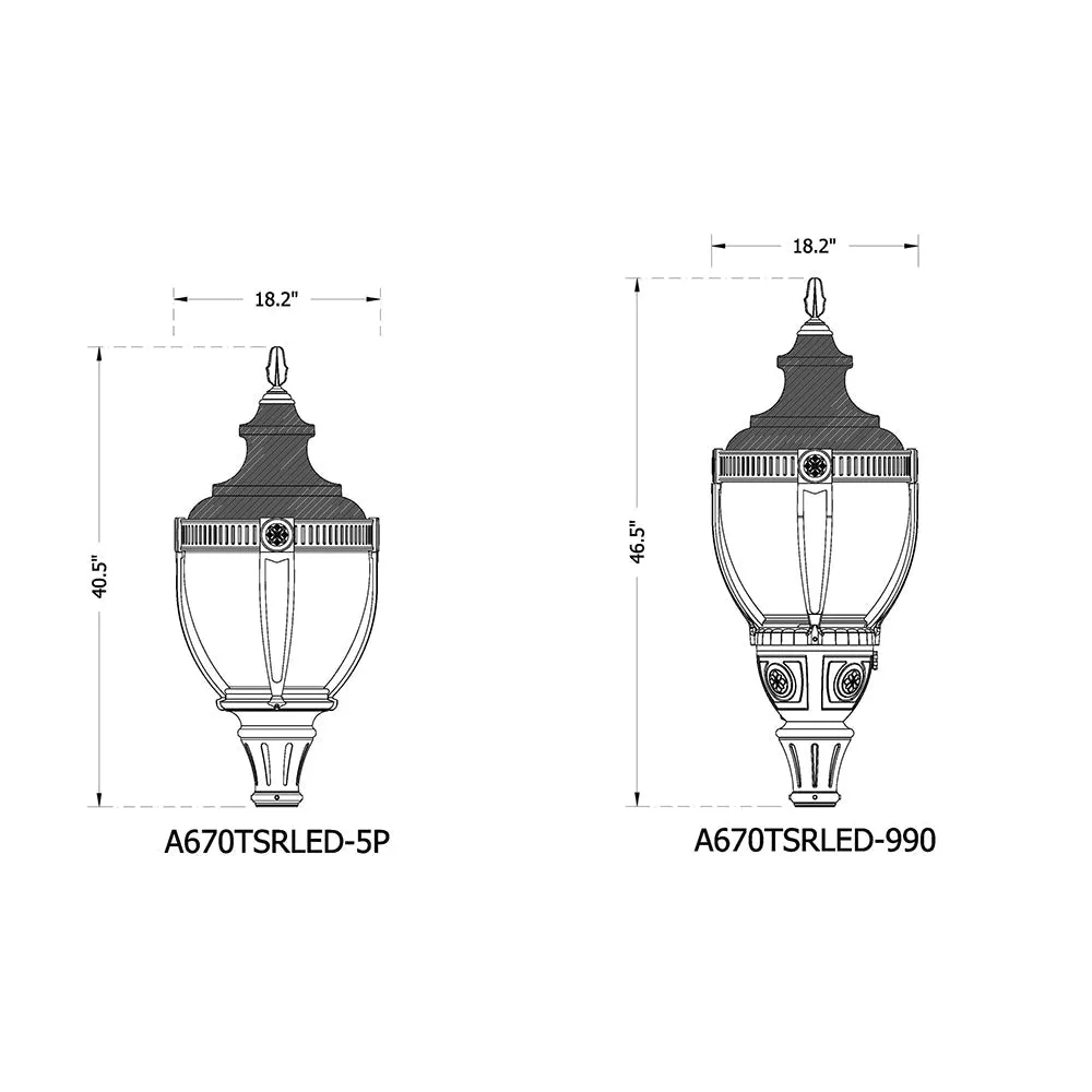 Sternberg Lighting A670TSRLED Yale