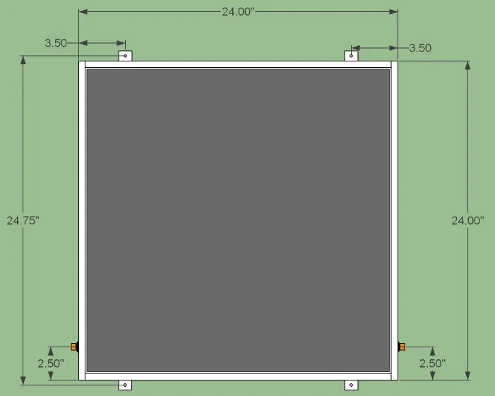 SW-38 Solar Water Heater Panel