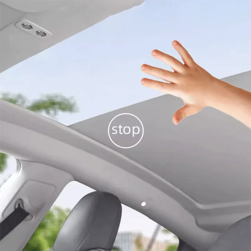 TAPTES® Electric Smart Roof Retractable Sunshades for Tesla Model Y