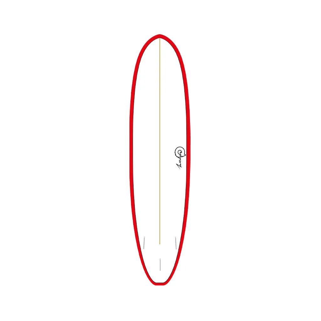 Torq TET Fun V  Colored Rail Surfboard