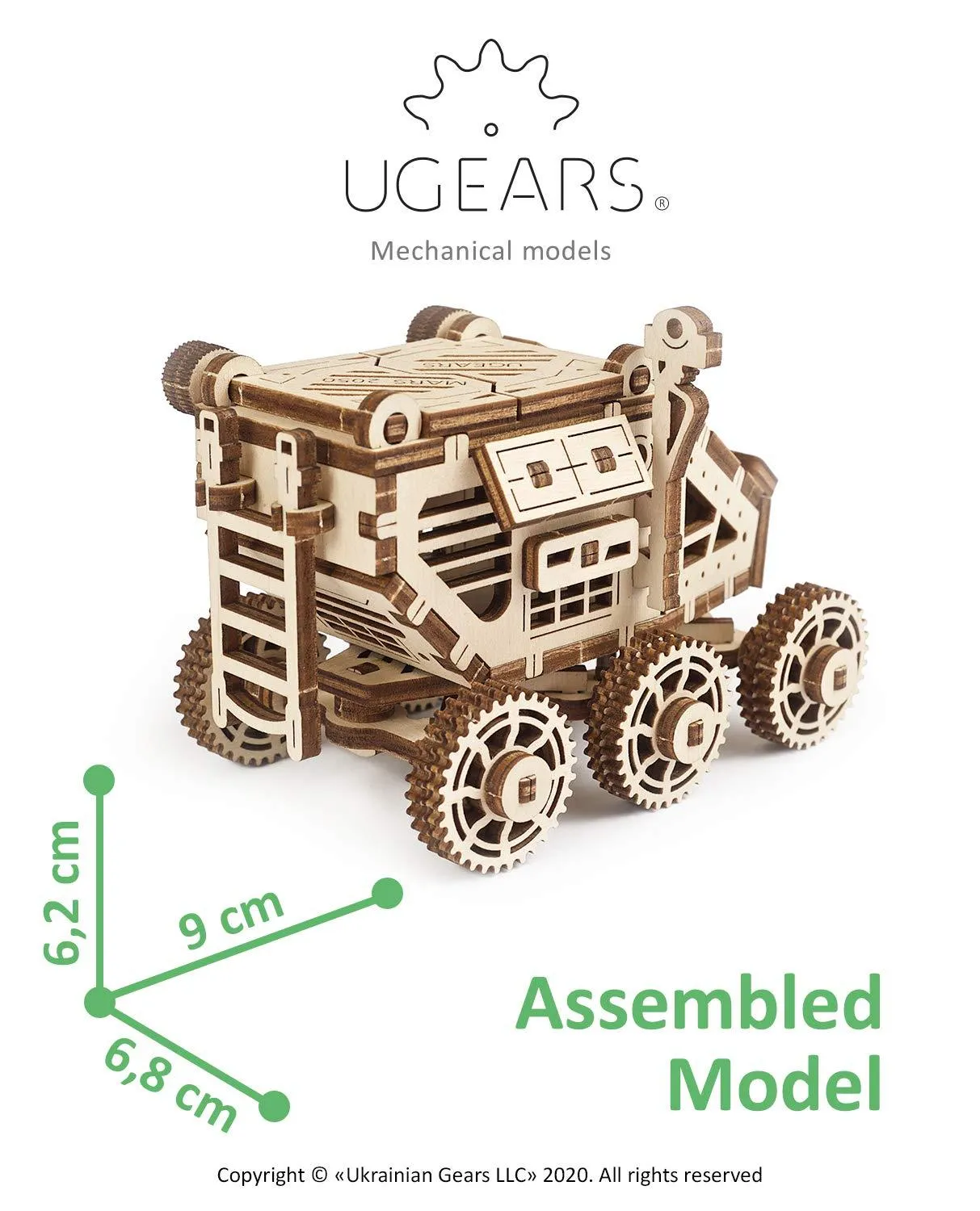 UGears Mars Buggy 3D Model Kit