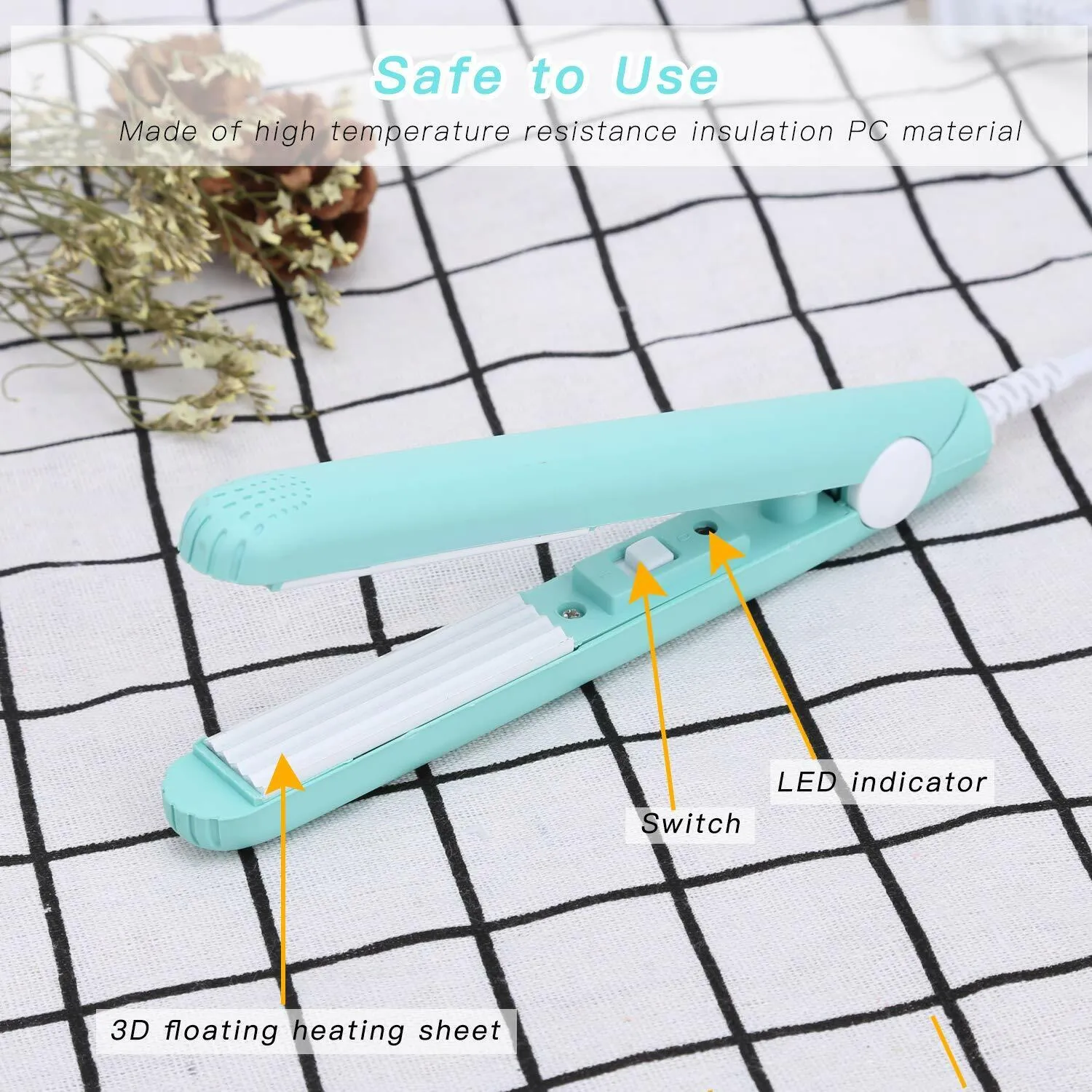 US Mini Heat Sealing Machine Portable Impulse Food Packing Plastic Bag Sealer