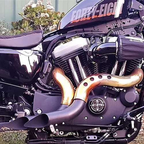 USA SPORTSTER EXHAUSTS 883-1200 1986-2021 KUTBAK KIT (KBSPORTBCO) KBSPORTBCO