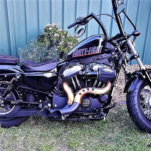 USA SPORTSTER EXHAUSTS 883-1200 1986-2021 KUTBAK KIT (KBSPORTBCO) KBSPORTBCO