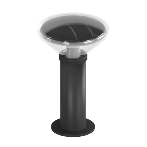 VANDAL | Solar Resistant Bollard Light | 3 Watt | 588 Lumens | 2300K-6500K | Solar Panel 6,3Wc | Lithium Battery 12AH | Installation Height 17.7 Inch | IP65 | 5 Years Warranty
