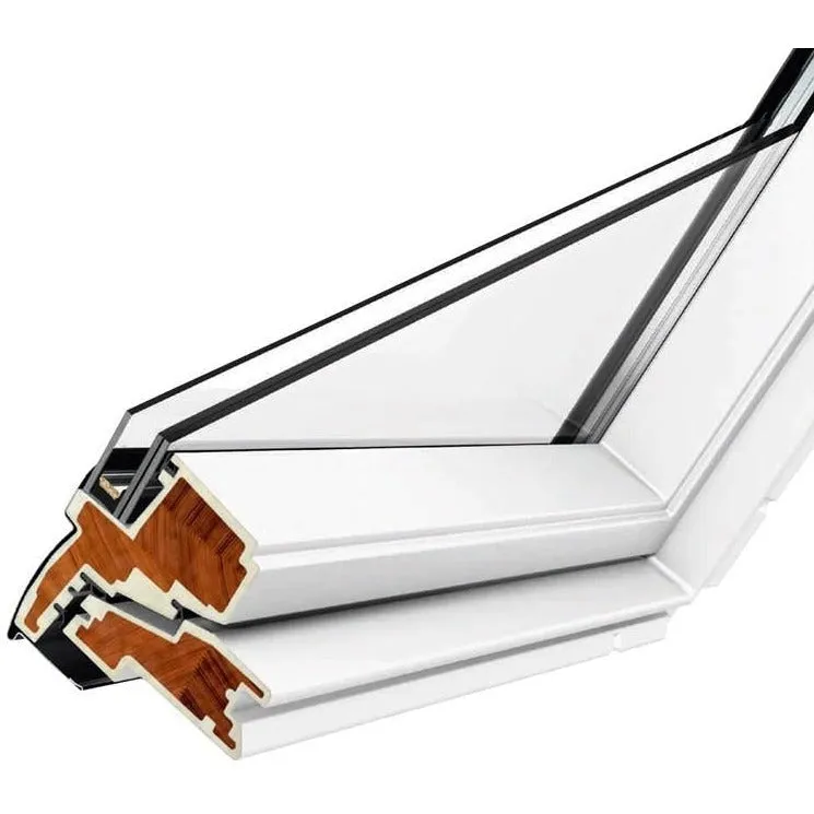 VELUX GGU UK04 006721U Triple Glazed High Energy Efficiency White Polyurethane INTEGRA® Electric Window (134 x 98 cm)