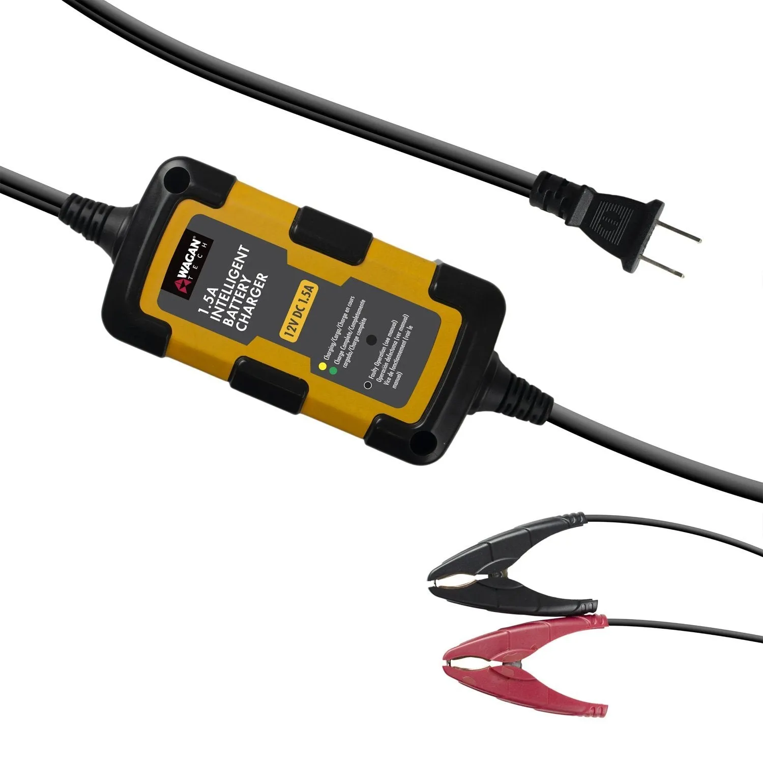 Wagan Battery Charger, 12V 1.5A Output