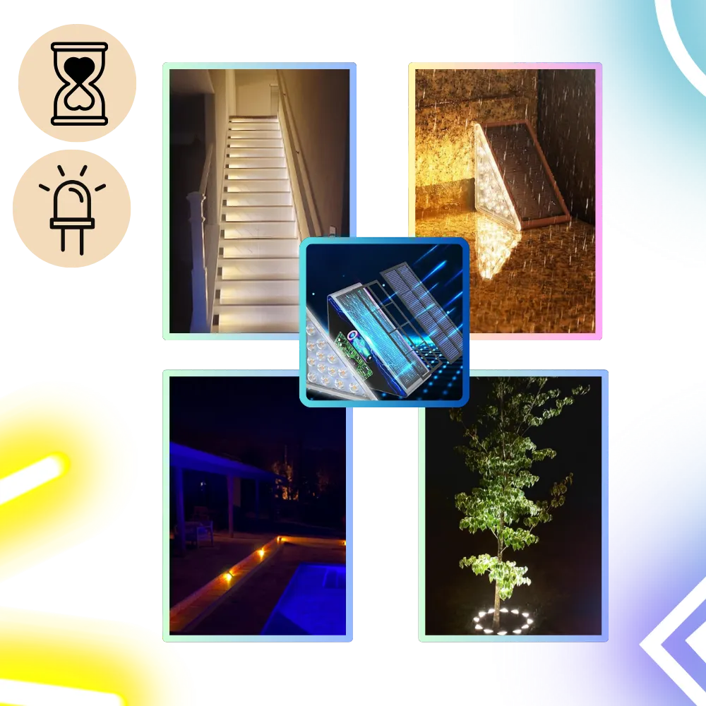 Waterproof Solar Step Lights