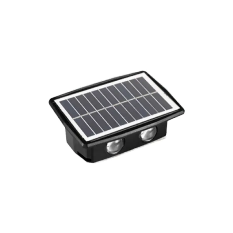 Waterproof Warm Yellow Outdoor Solar Led Wall Light Bl-377