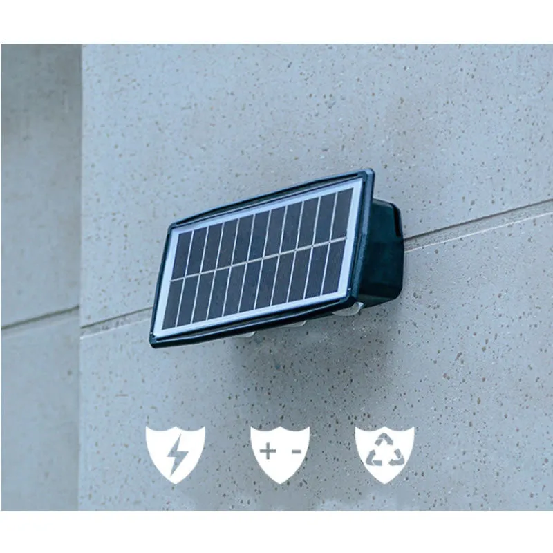 Waterproof Warm Yellow Outdoor Solar Led Wall Light Bl-377