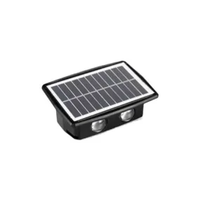 Waterproof Warm Yellow Outdoor Solar Led Wall Light Bl-377