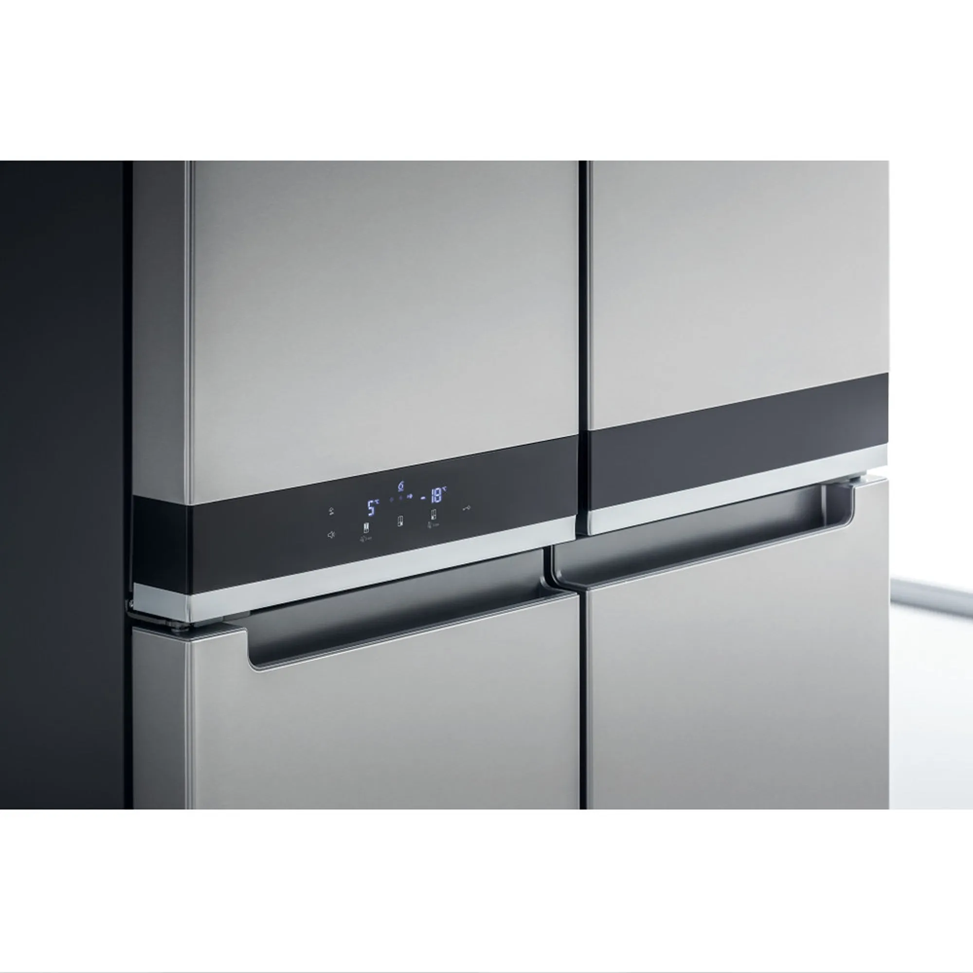 Whirlpool 591Lt 4 Door Fridge Inox