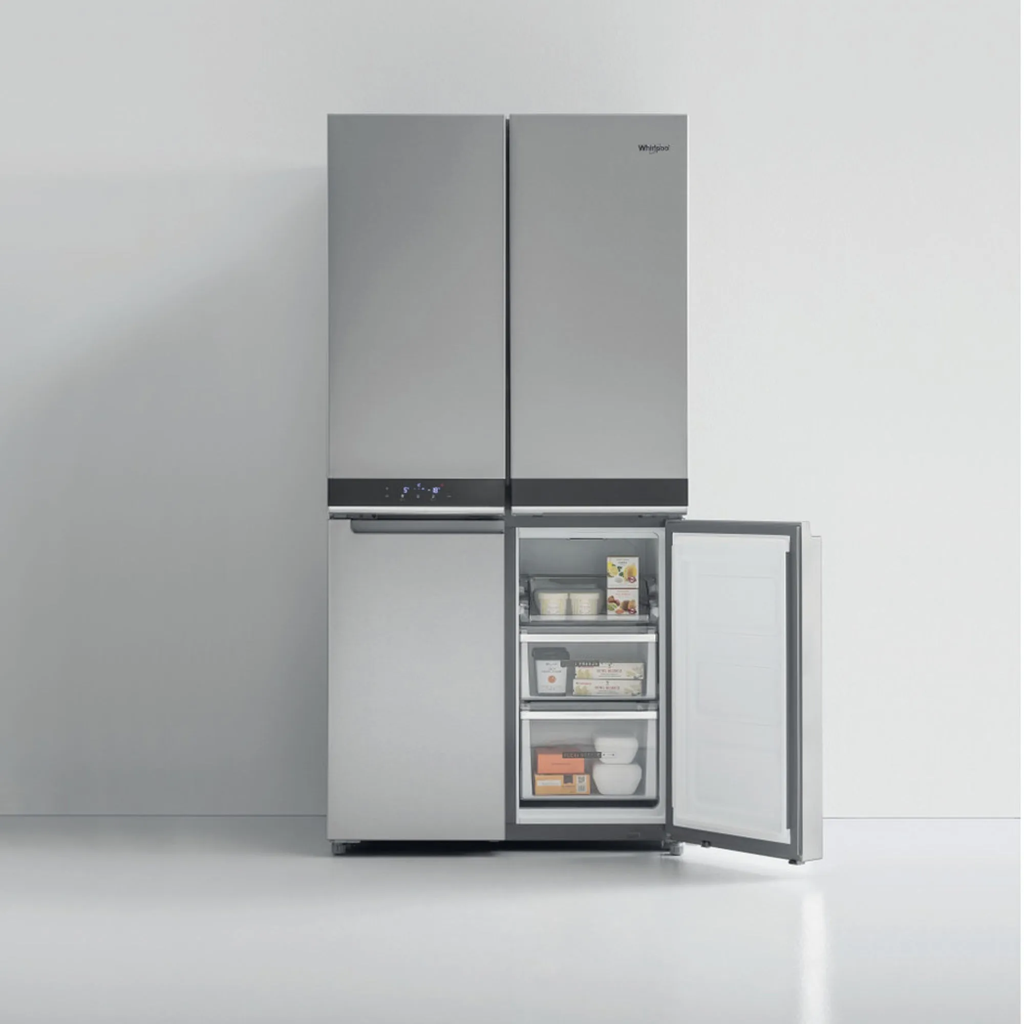 Whirlpool 591Lt 4 Door Fridge Inox