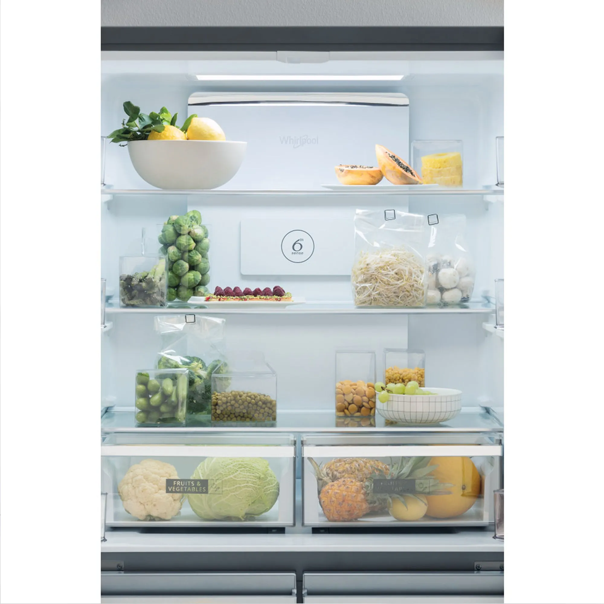 Whirlpool 591Lt 4 Door Fridge Inox