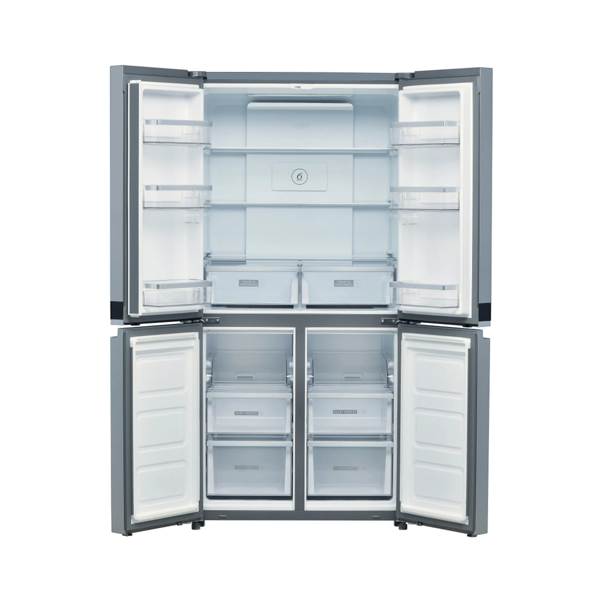 Whirlpool 591Lt 4 Door Fridge Inox