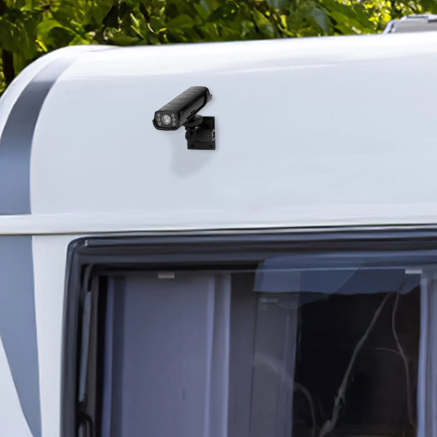 Wireless Camera Reverse Hitch Guide with Flexible Adhesive Base