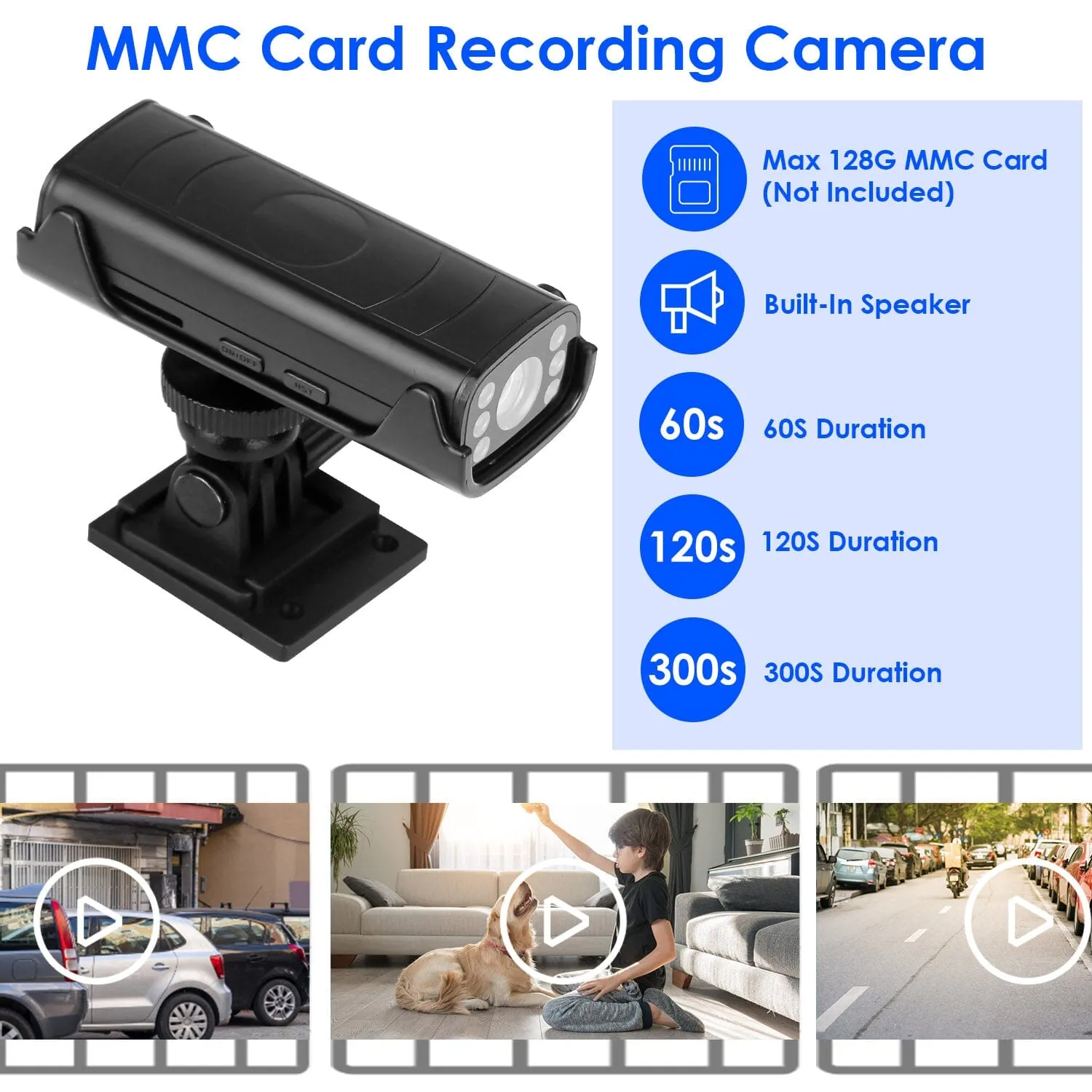 Wireless Camera Reverse Hitch Guide with Flexible Adhesive Base