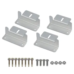 Z-Brackets for Mounting Solar Panels (1 Set of 4) | Mounts 1 x Solar Panel