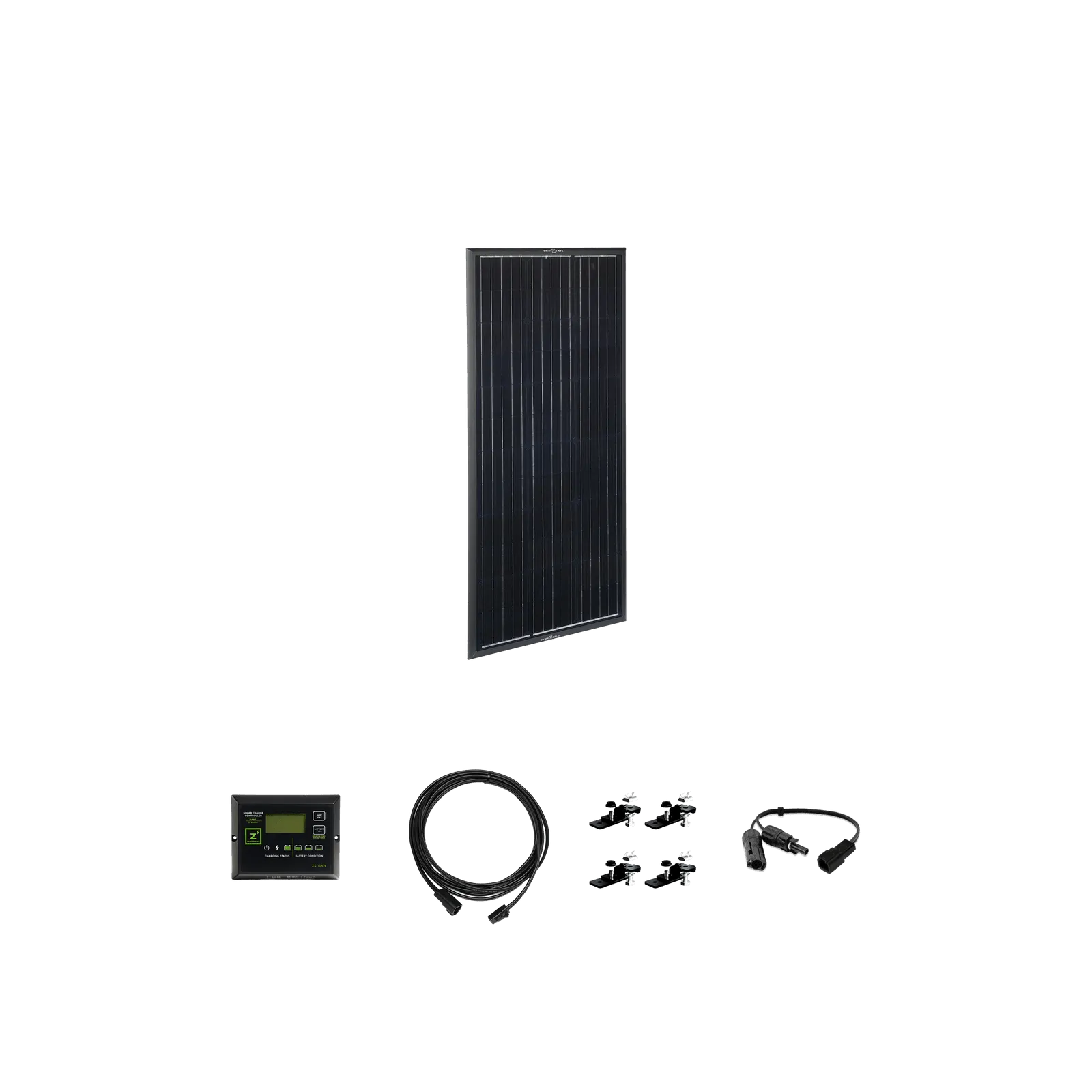 Zamp Forest River 100 Watt Solar Prep Complete Kit (GoPower Roof Cap)