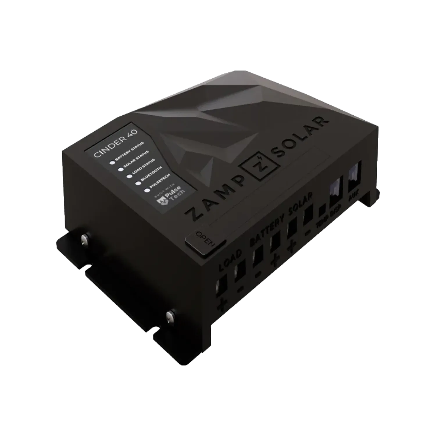 Zamp Solar CINDER™ 40 Amp 4-Stage PWM Charge Controller (Bluetooth)