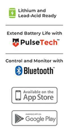 Zamp Solar CINDER™ 40 Amp 4-Stage PWM Charge Controller (Bluetooth)
